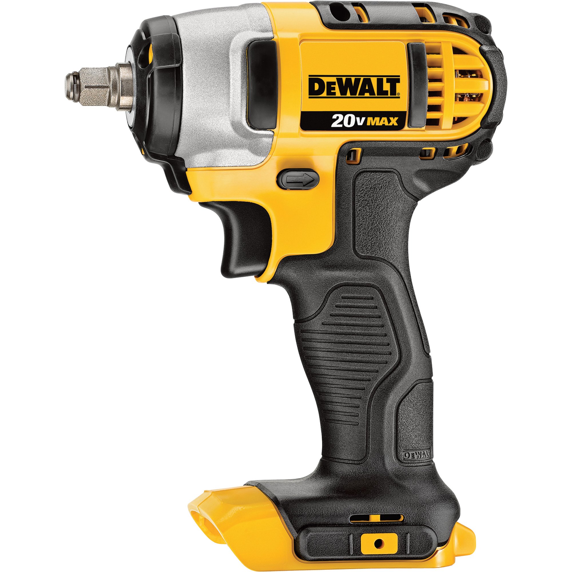 DEWALT 20V Cordless Impact Wrench with Hog Ring — Tool Only, 3/8in. Drive, 130 Ft./Lbs. Torque, Model# DCF883B